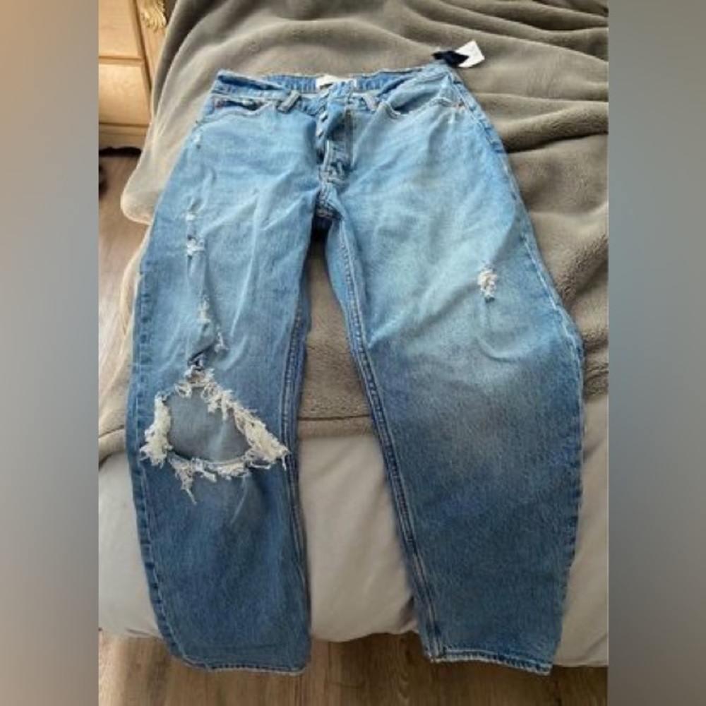 Brand new Abercrombie dad jeans size 27